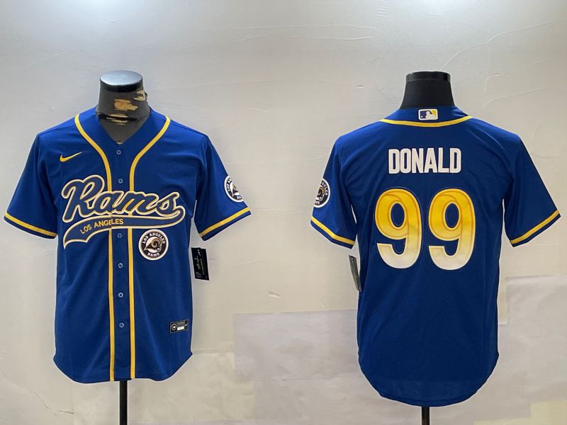 Men Los Angeles Rams #99 Donald Joint Name 2024 Nike Limited NFL Jersey style 3->tampa bay buccaneers->NFL Jersey